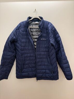 Columbia Men's Navy Quilted Packable Puffer Jacket